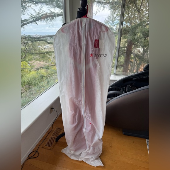 Betsy and Adam Red Sleeveless Maxi Dress, Size 2 - Picture 14 of 14